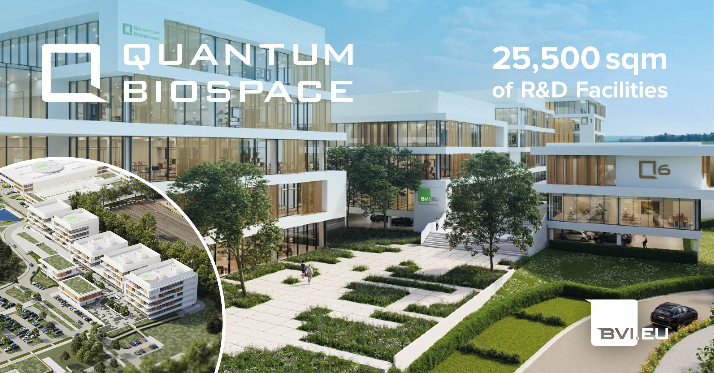 QUANTUM BIOSPACE | 25.500 sqm of purpose-built R&D facilites